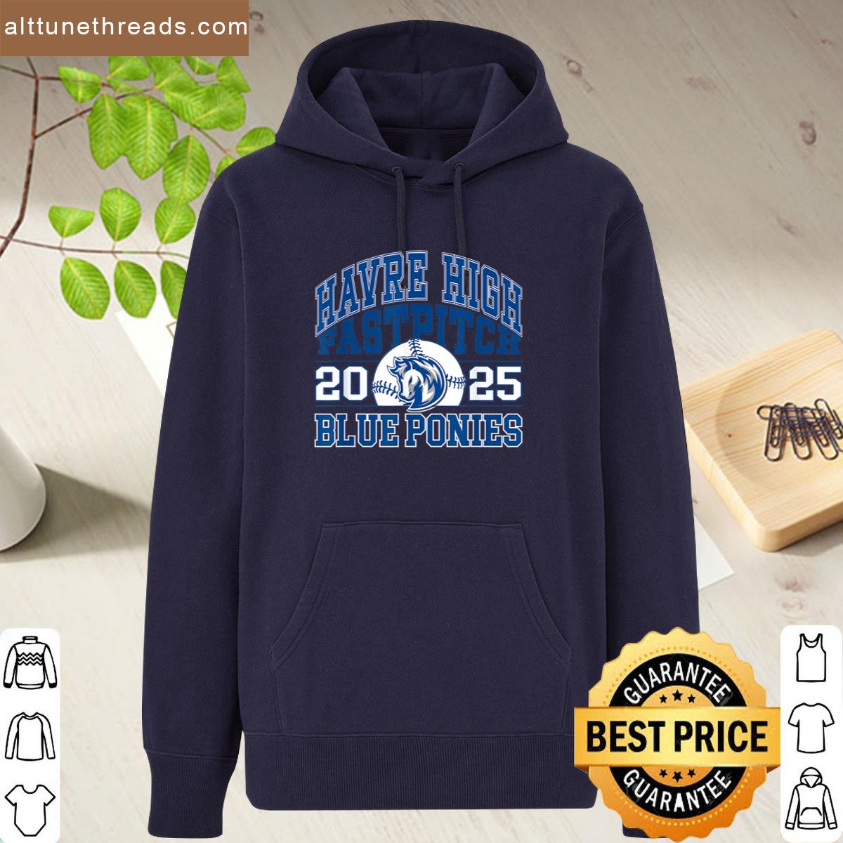 2025 Havre High School Blue Pony Fastpitch Shirt