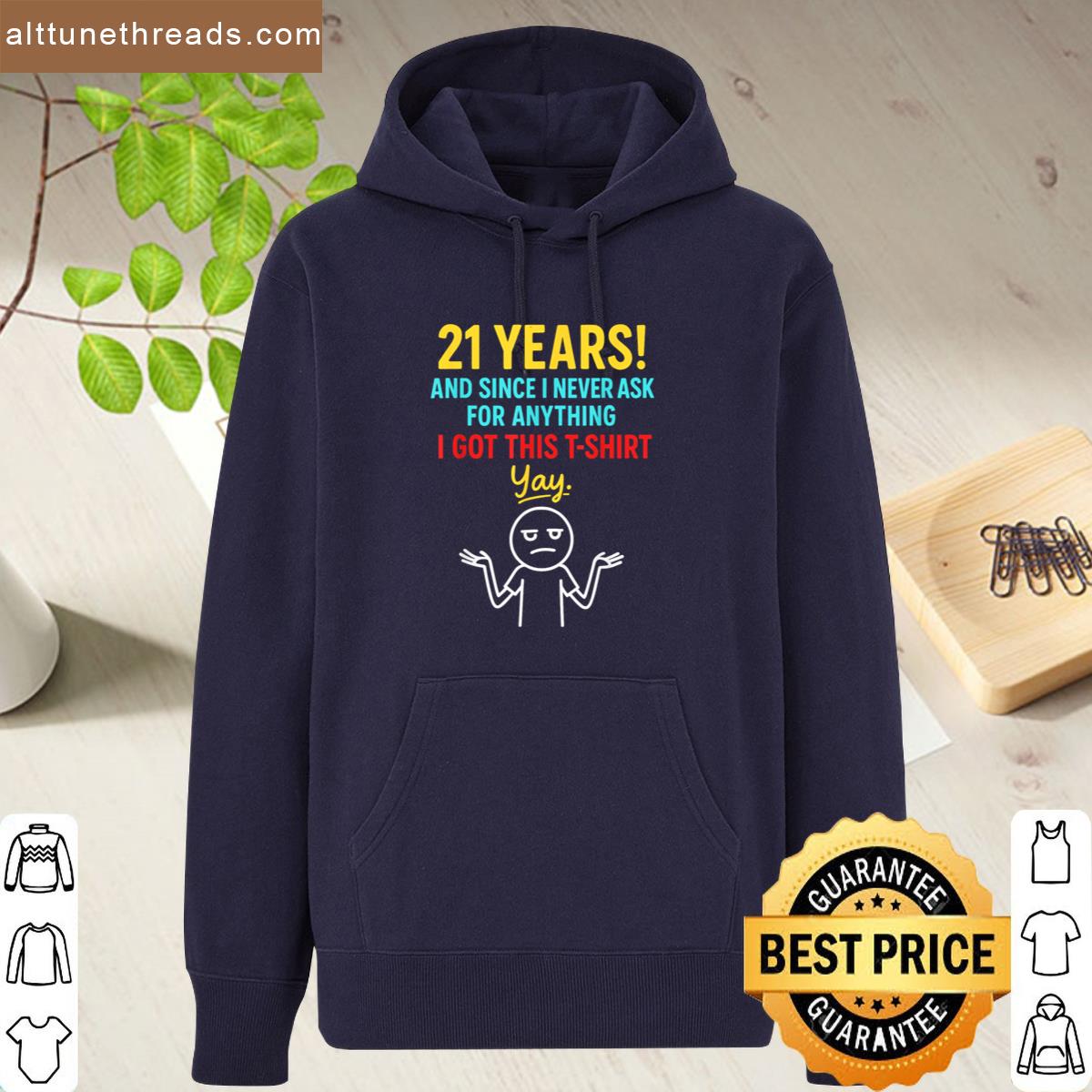21st Birthday Man Woman 21 Years 2004 Decorative Funny Gift Shirt
