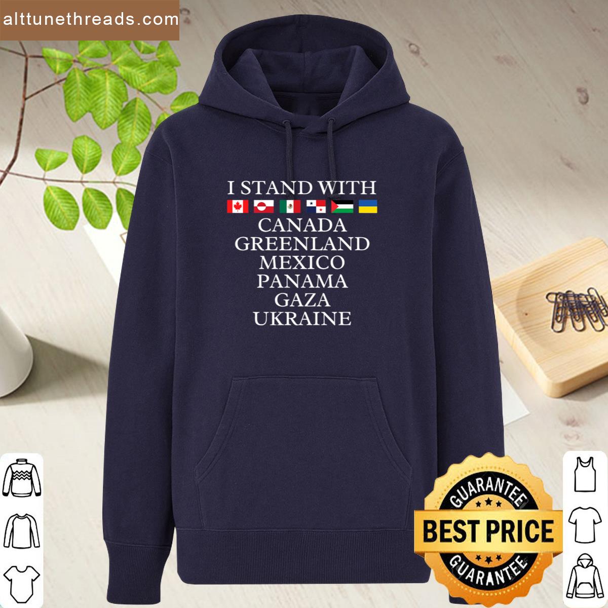 Anti Trump I Stand With Canada Greenland Mexico Premium Shirt