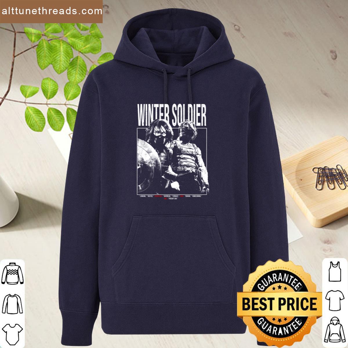 Bucky Barnes Thunderbolts Winter Soldier Sebastian Stan Avengers Superhero Shirt