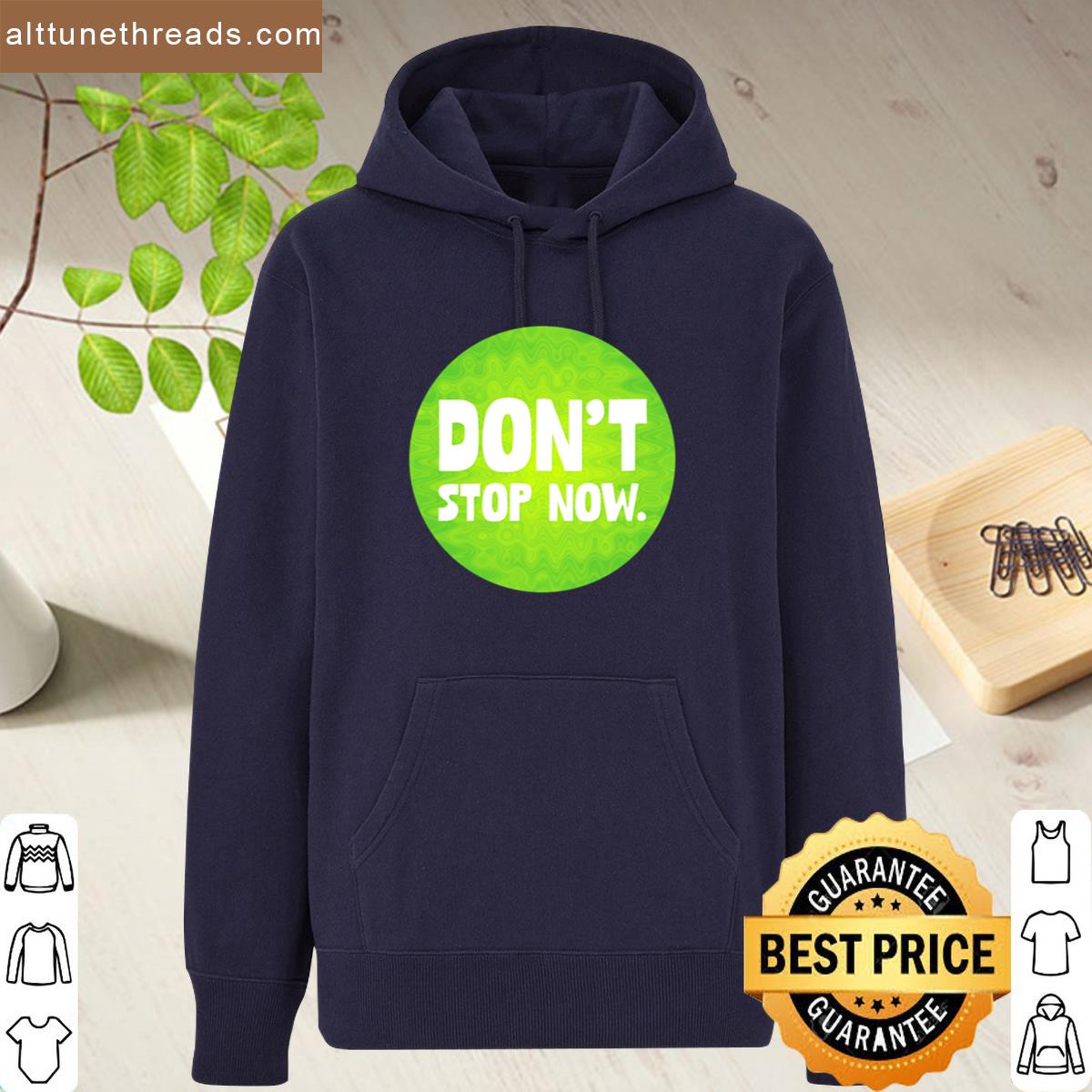 Dont Stop Now – Green And Lime Wave Shirt