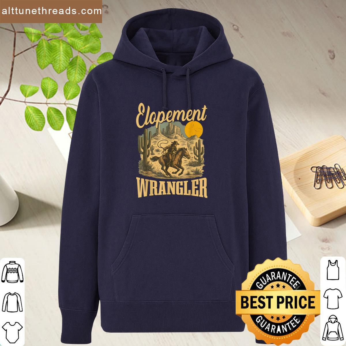 Elopement Wrangler Funny Registered Behavior Therapist Retro Shirt
