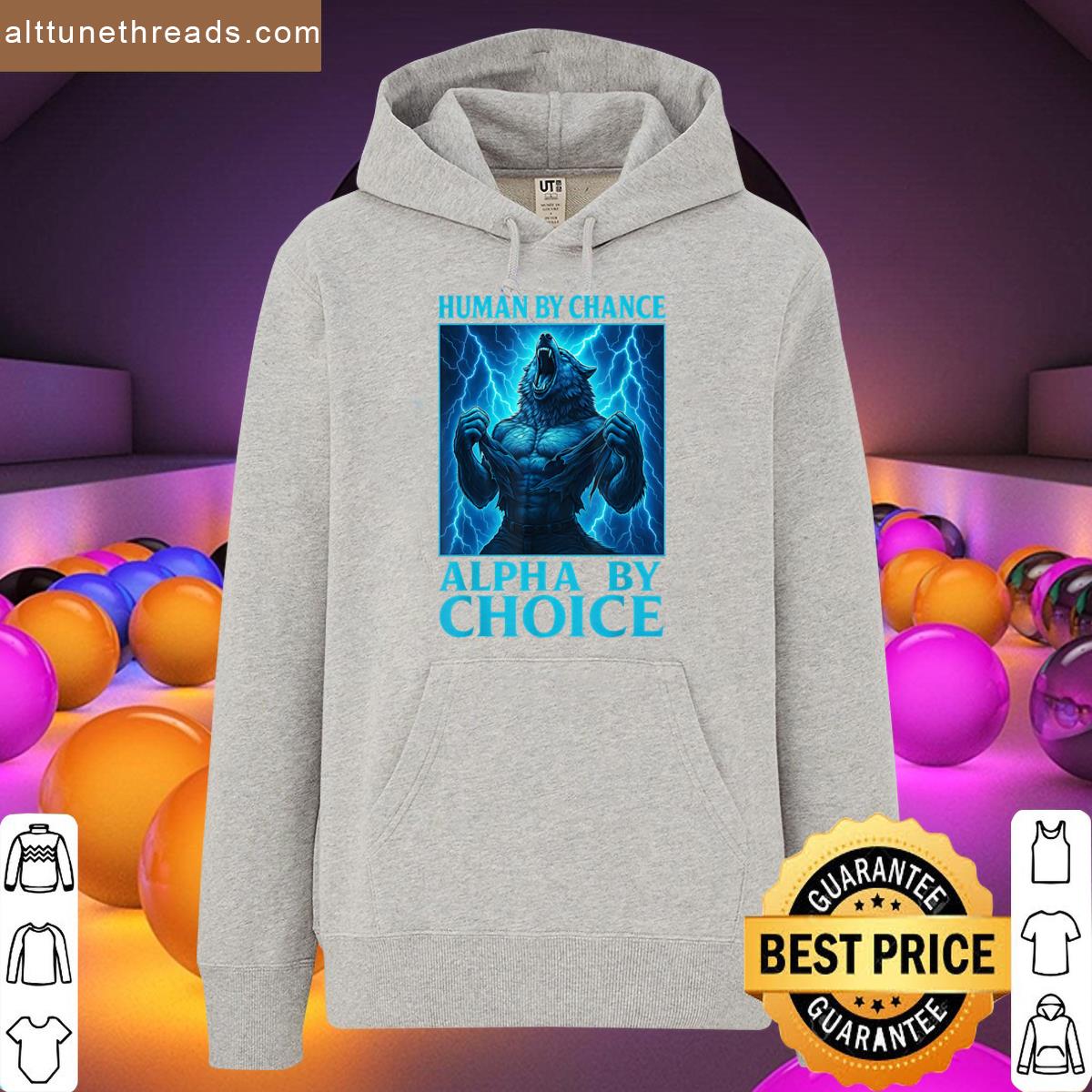 Funny Graphic Tee For Teens Men Women Alpha Wolf Shirt