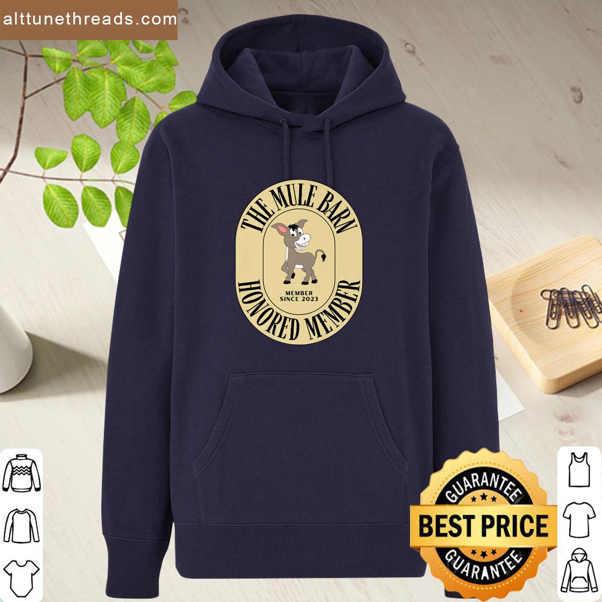 Funny Mule Barn Honored Member Gift- Donkey Club Mule Group Premium Shirt