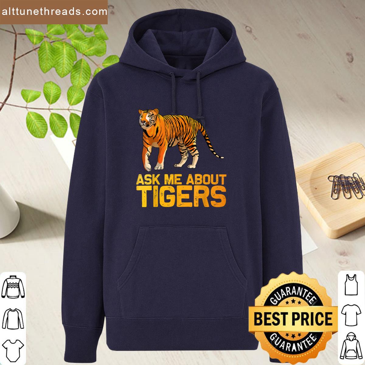Funny Tiger Art For Men Women Boys Girls Bengal Tiger Lover Shirt