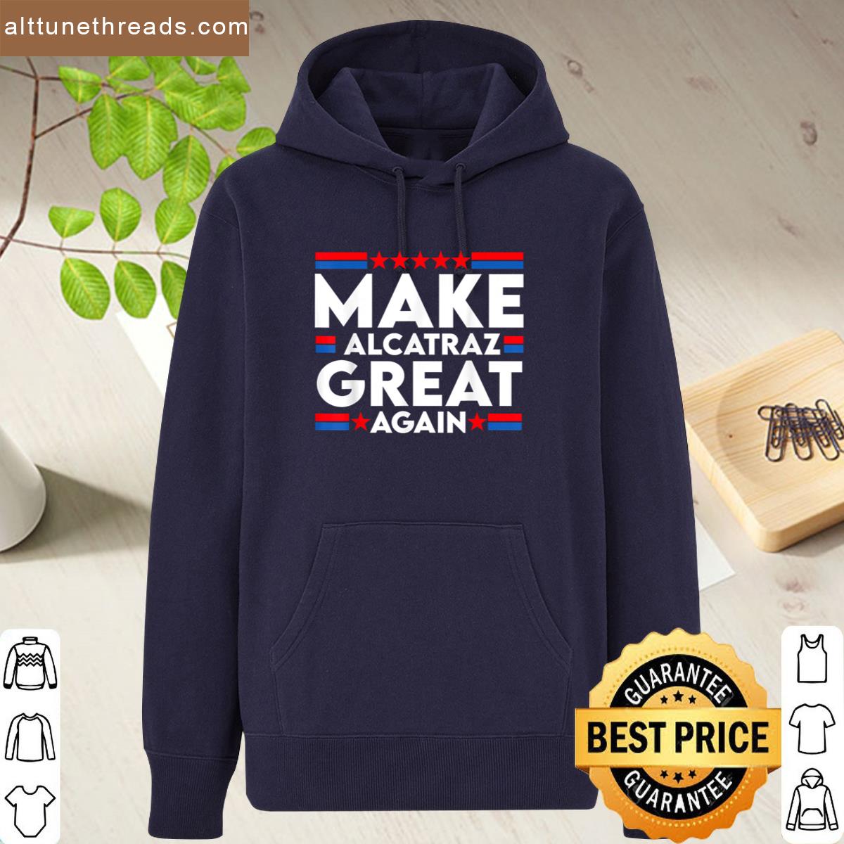 Funny Trump Alcatraz Retro Make Alcatraz Great Again Shirt