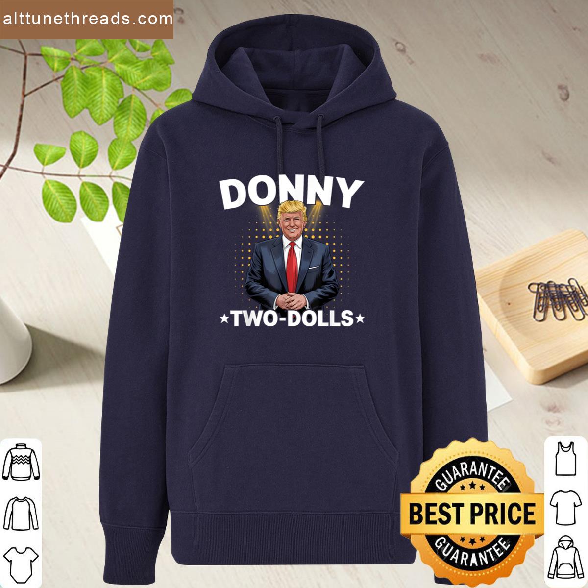 Funny Trump Donny Two Dolls 2 Dolls At Christmas Tariff Xmas Shirt