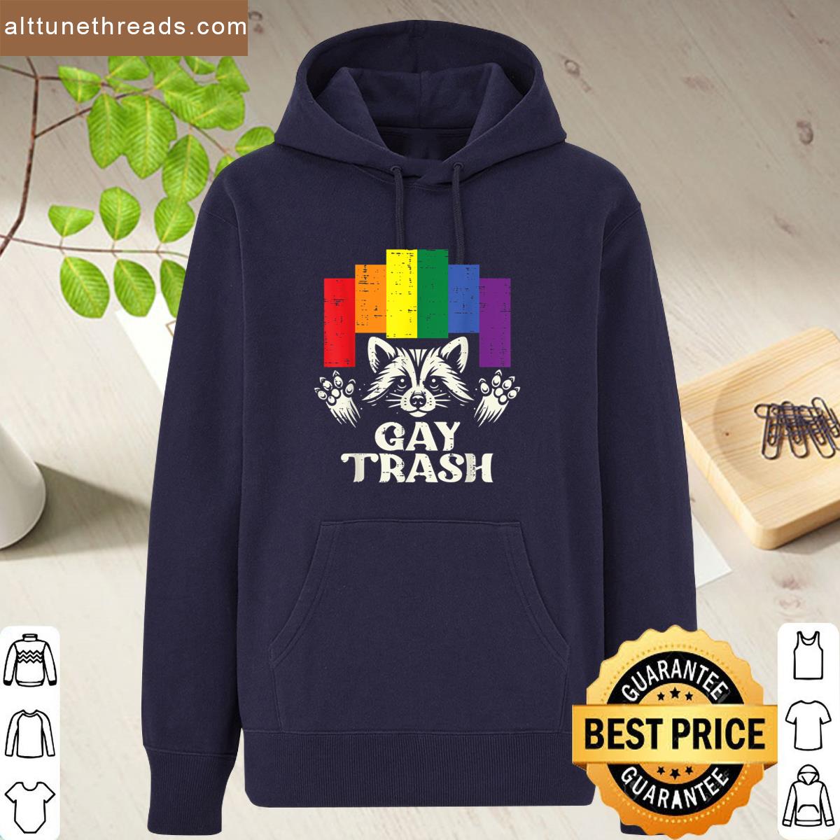 Gay Pride Month Trash Raccoon Lgbtq Ally Rainbow Men Women Shirt