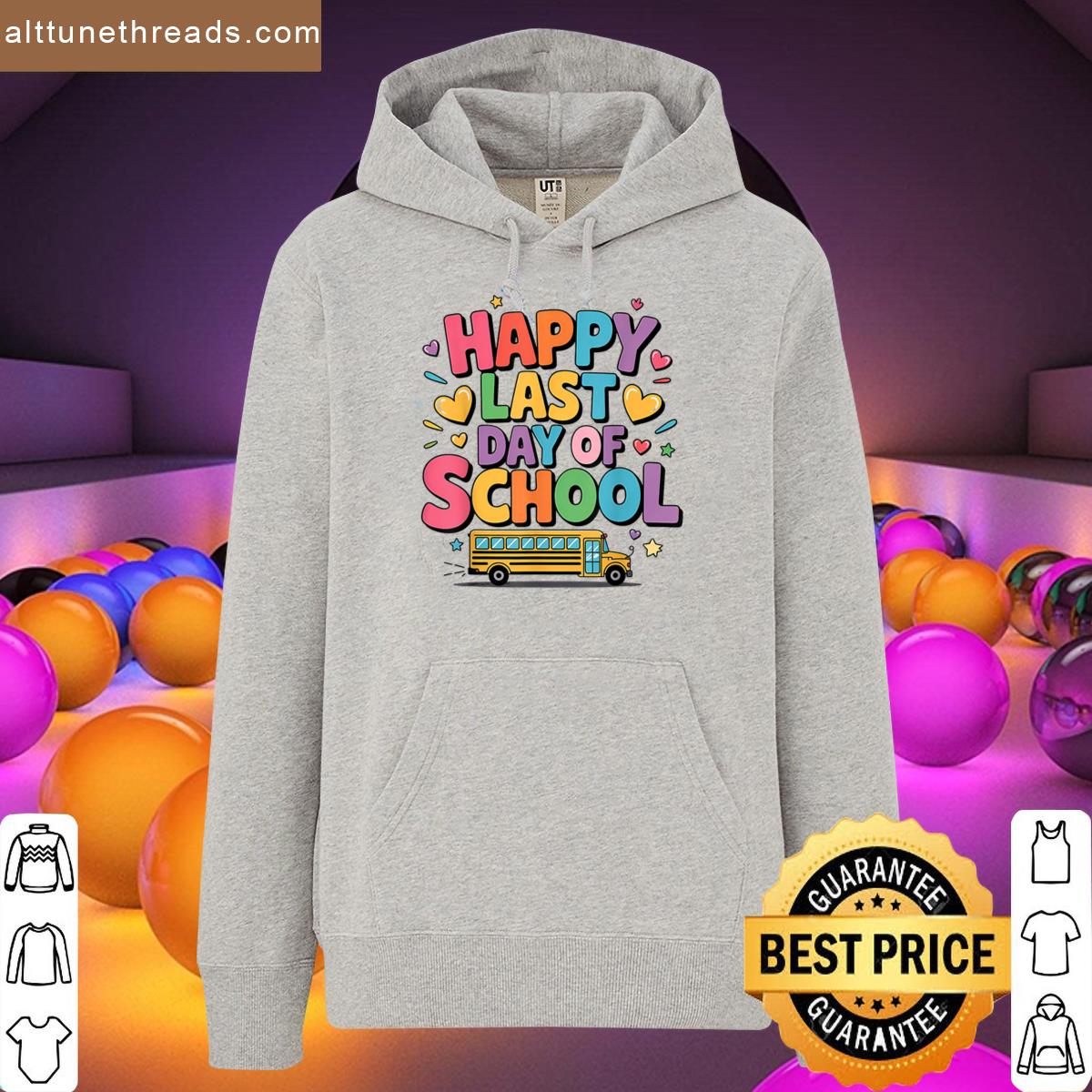 Happy Last Day Of School Bus Driver For Men Women Kids Shirt