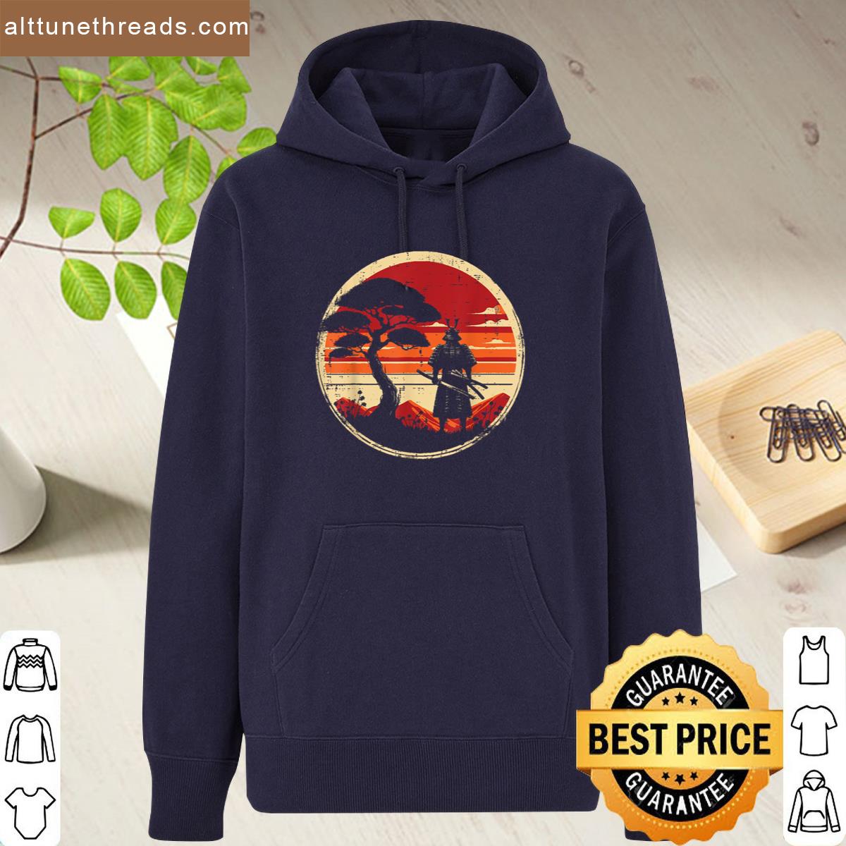 Japanese Art Samurai Retro Sunset Warrior Men Women Kids Shirt