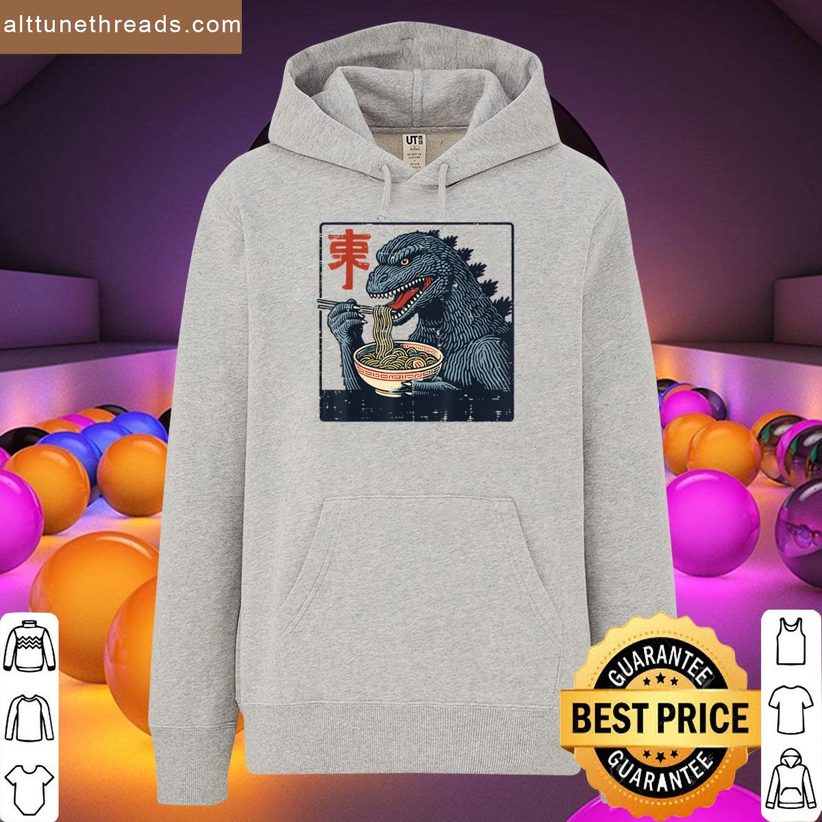 Japanese Kaiju Monster Ramen Ukiyo Art Noodle Women Men Kids Shirt