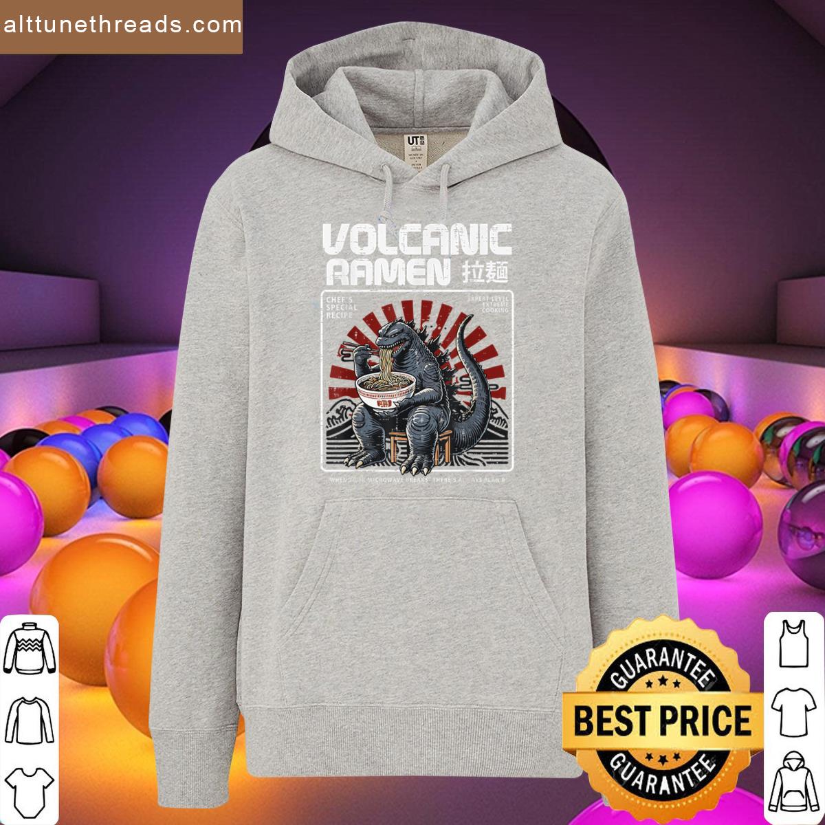 Japanese Volcanic Ramen Monster Kaiju Art Men Women Kids Shirt