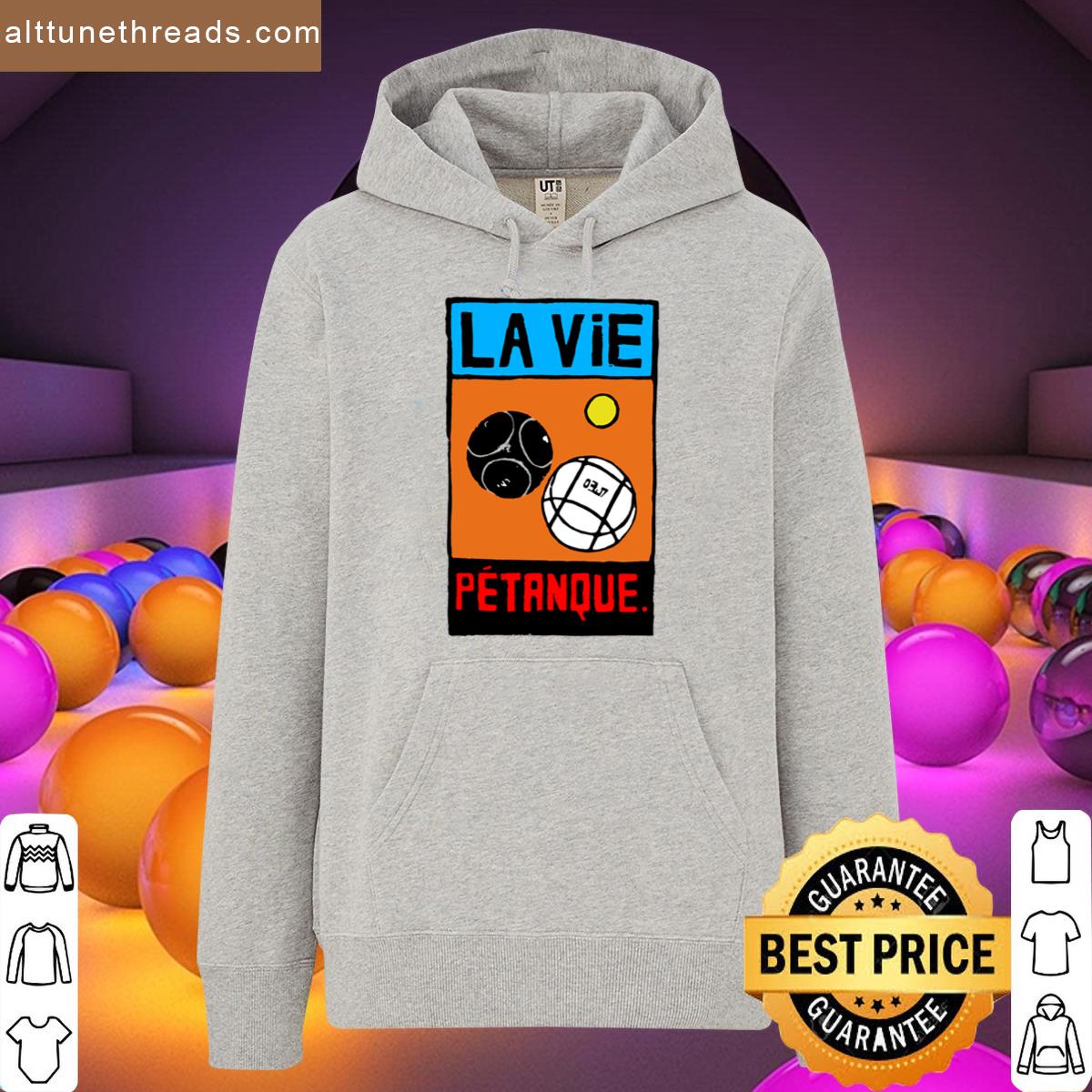La Vie Petanque Design Oversized Shirt
