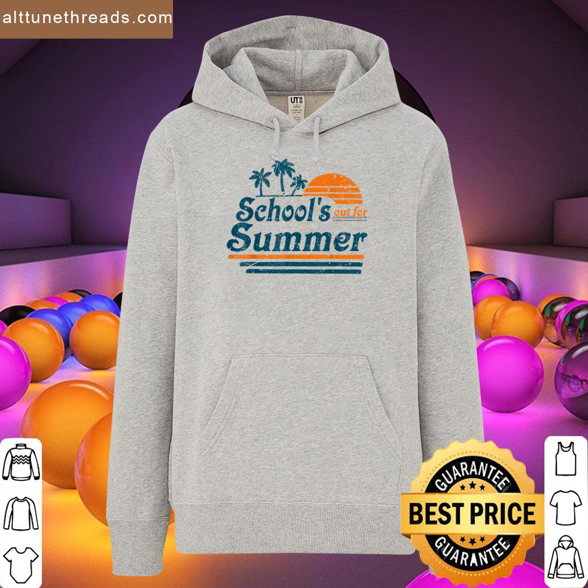 Last Day Of School Retro Schools Out For Summer Teacher Shirt