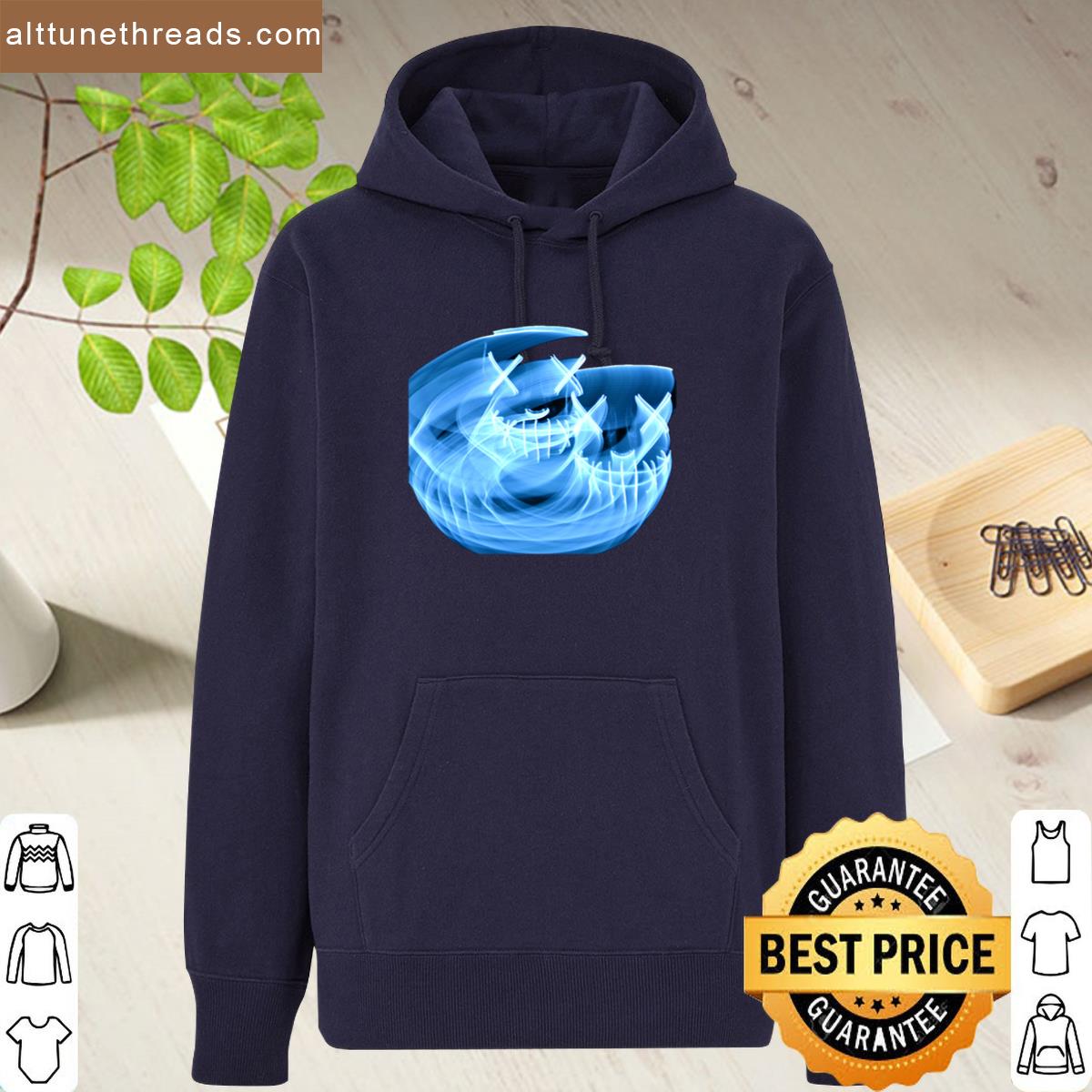 Light Up Halloween Mask On Long Exposure Vintage Dslr Camera Photograph Shirt