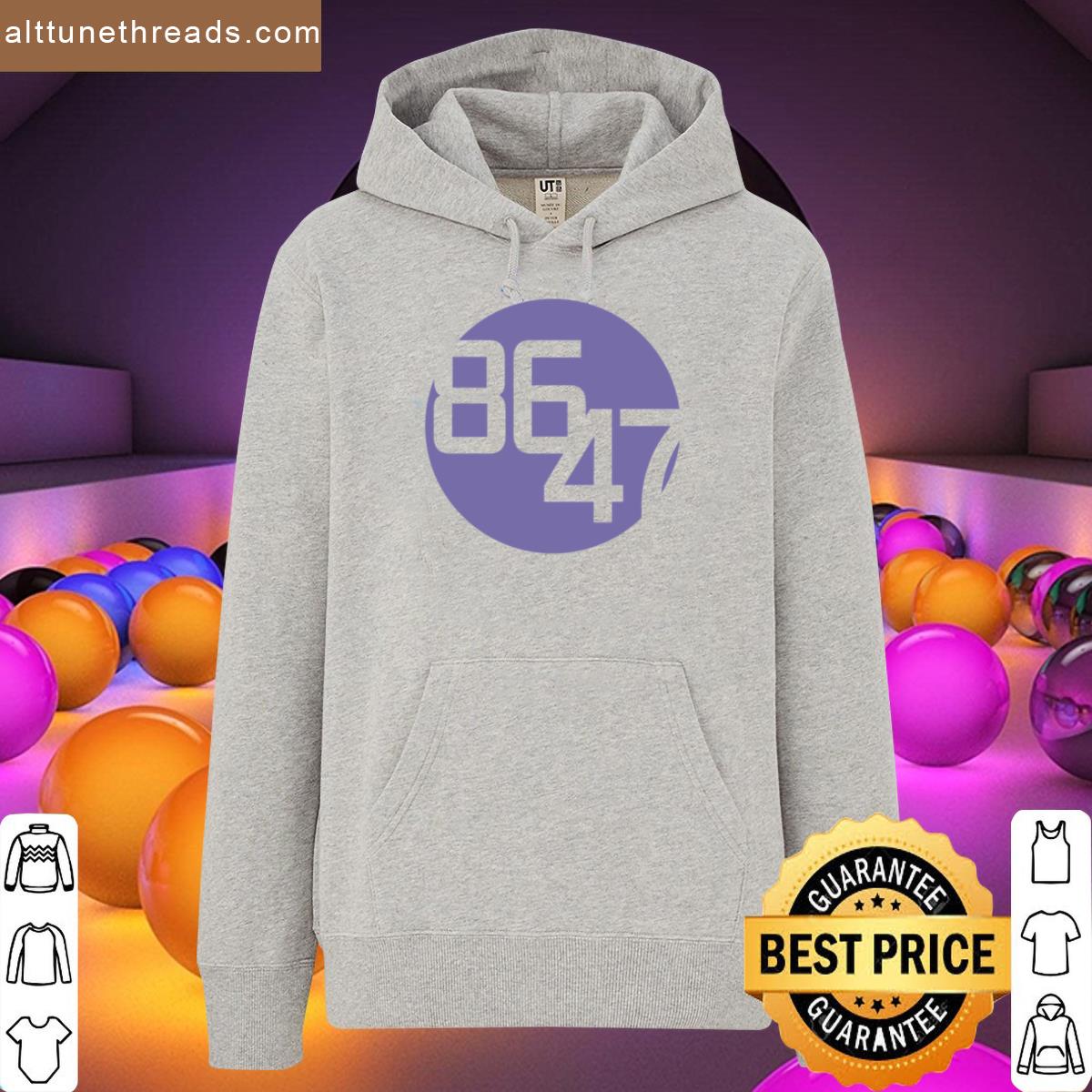 8647 Light Purple Dot Shirt