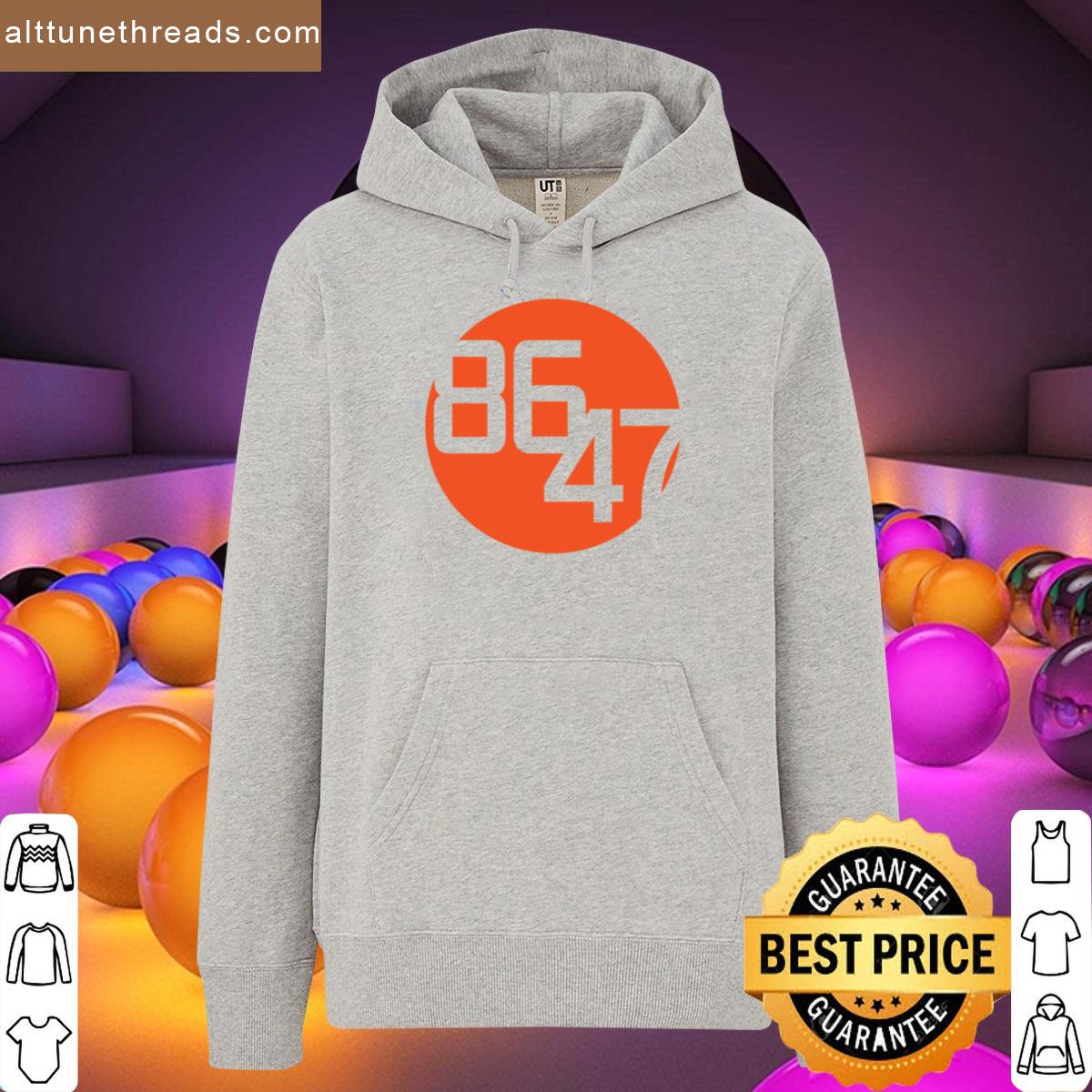 8647 Orange Dot Active Shirt