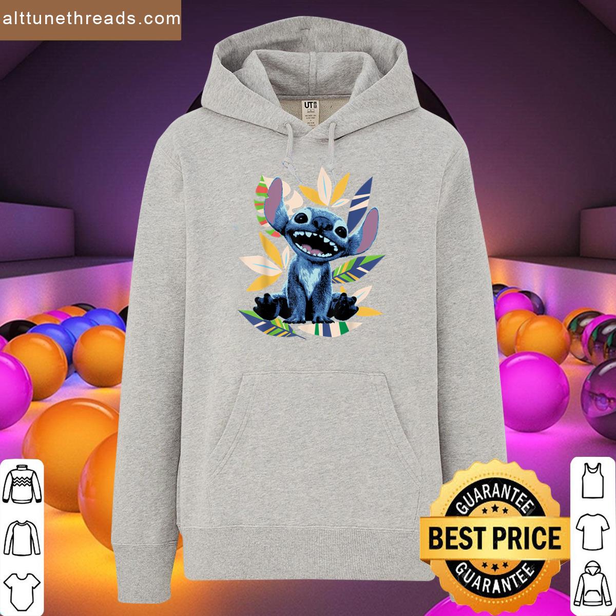 Disney Lilo Stitch Live Action Movie Tropical Island Leaf Shirt