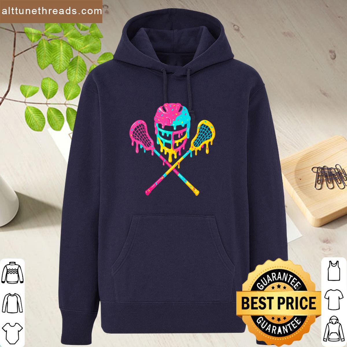 Lacrosse Drip Lax Helmet Ice Cream Sticks Shirt