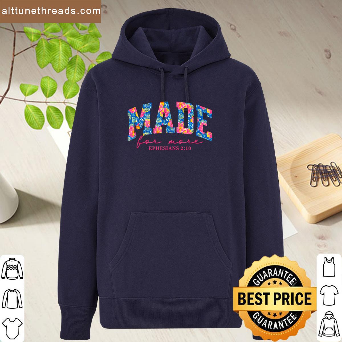 Made For More Ephesians 210 Bright Floral Tropical Flowers Shirt
