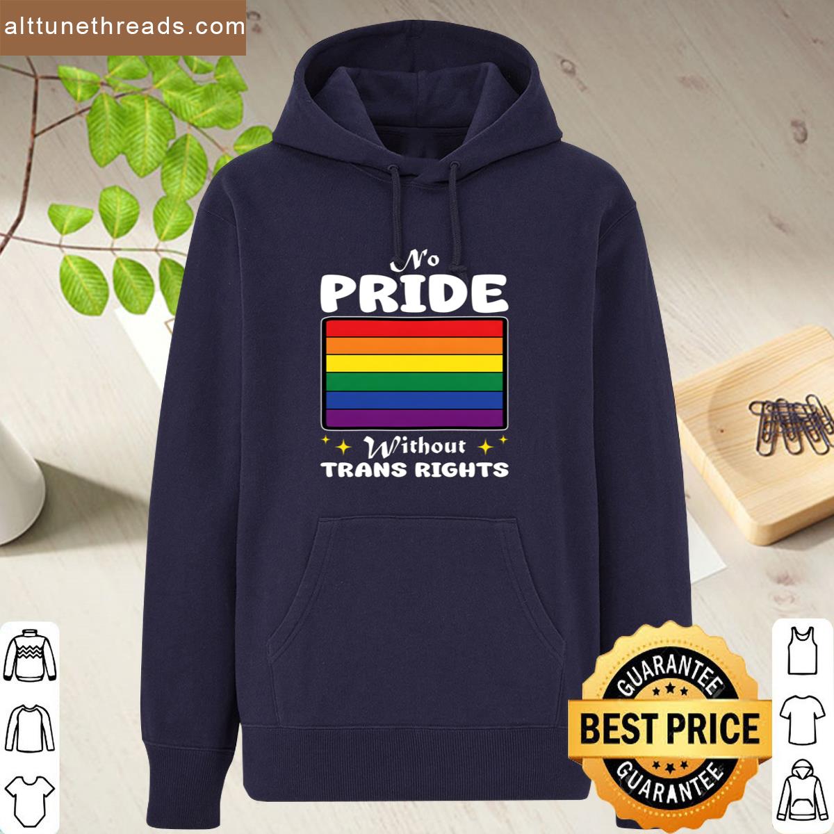 No Pride Without Trans Rights Lgbtqia Gift Shirt