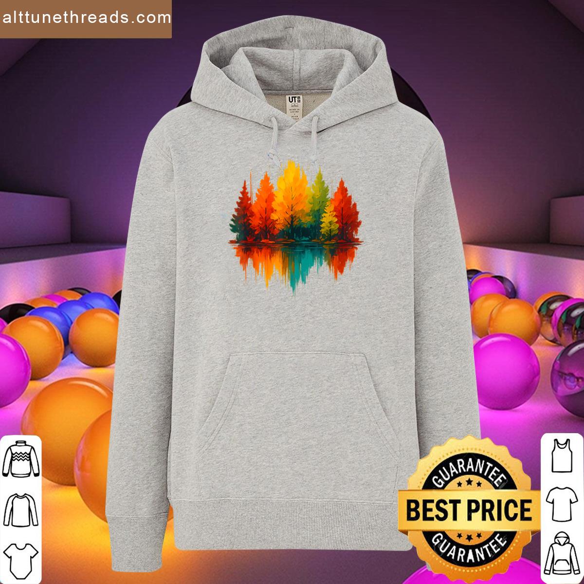 Outdoor Wildlife Abstract Nature Reflection Forest Trees Shirt