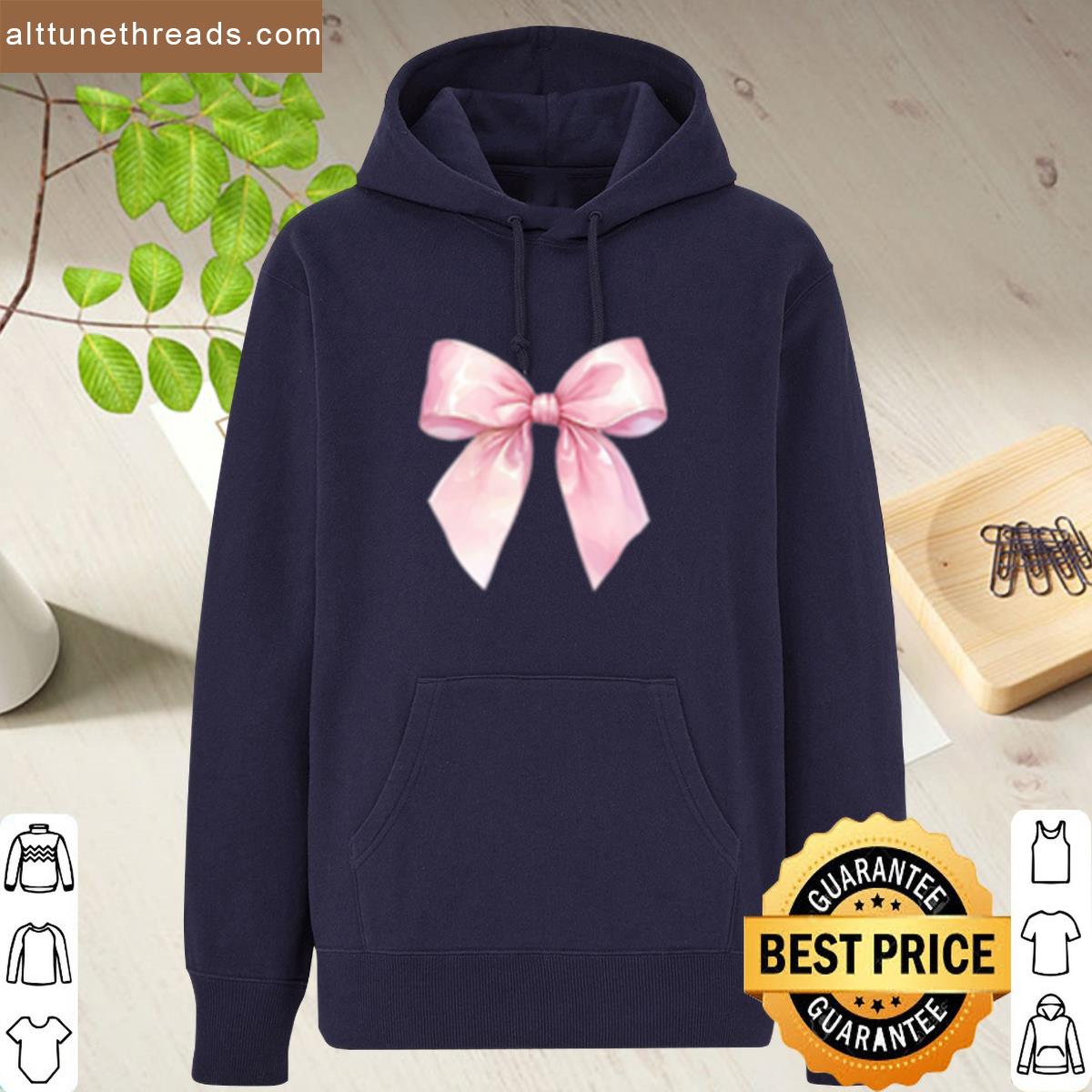 Pink Bow Oversized Shirt
