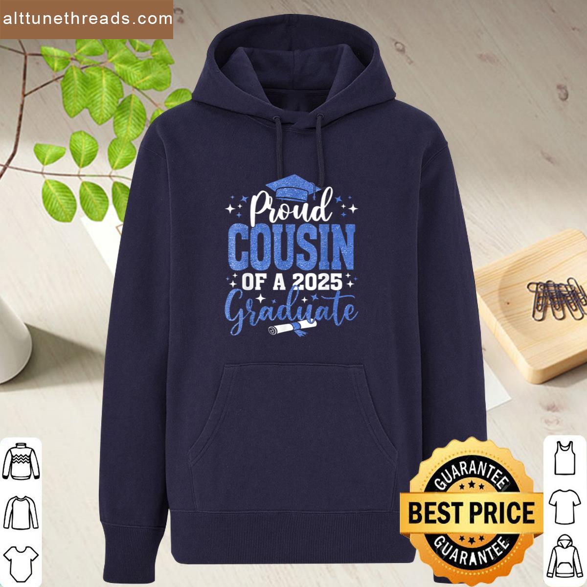 Proud Cousin Of A Class Of 2025 Graduate 2025 Senior Cousin Shirt