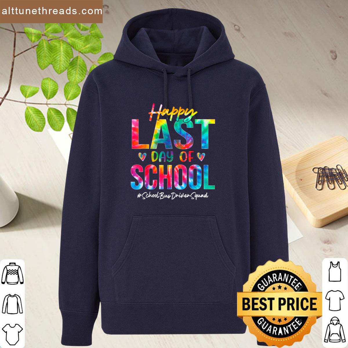 Retro Last Day Of School End Of School Bus Driver We Out Shirt