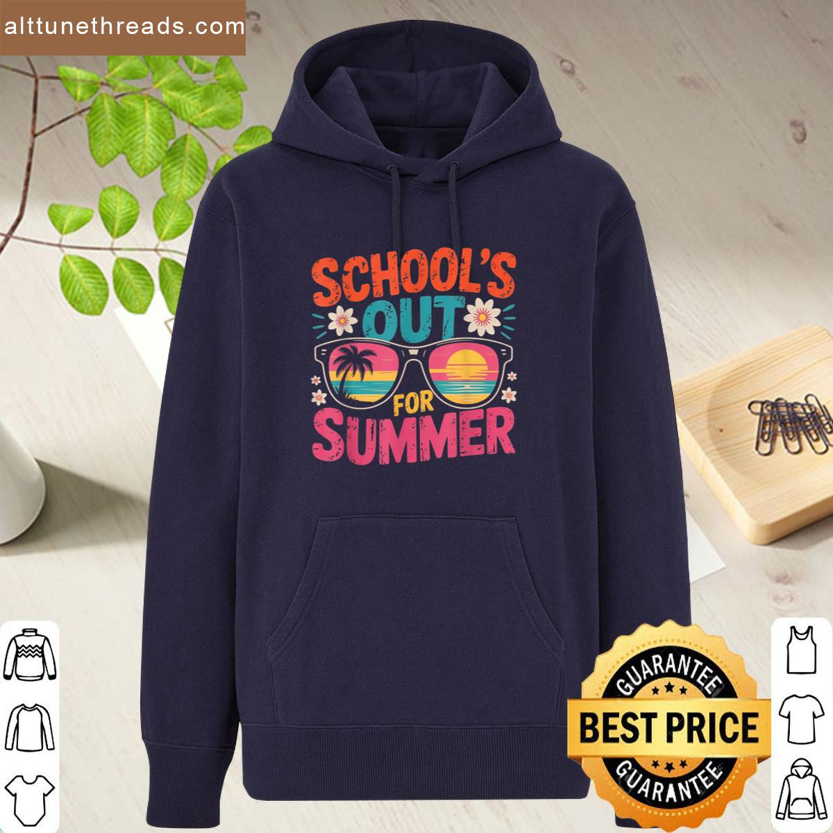 Schools Out For Summer Teachers Last Day Of School Retro Shirt