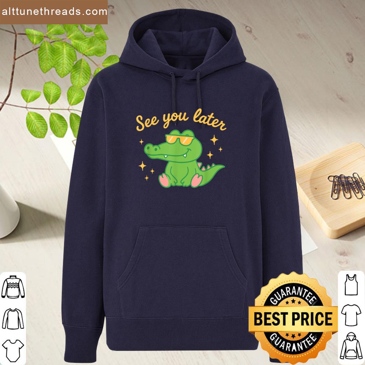 See You Later Cute Alligator Last Day Of School Summer Women Shirt