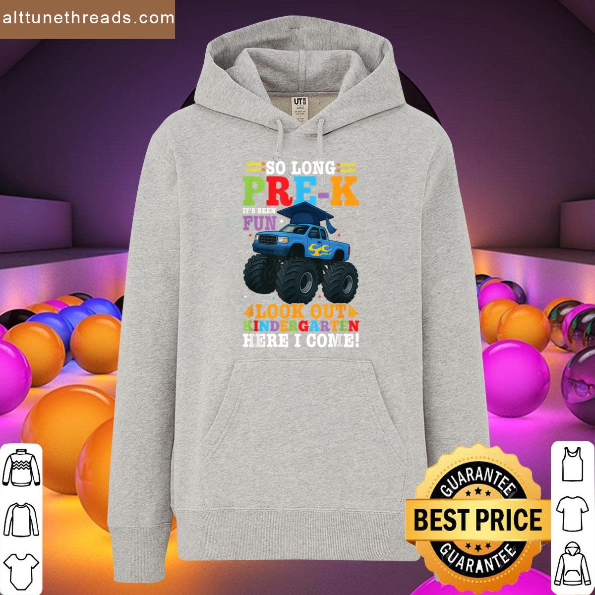 So Long Pre K Preschool Graduation Kindergarten Here I Come Shirt