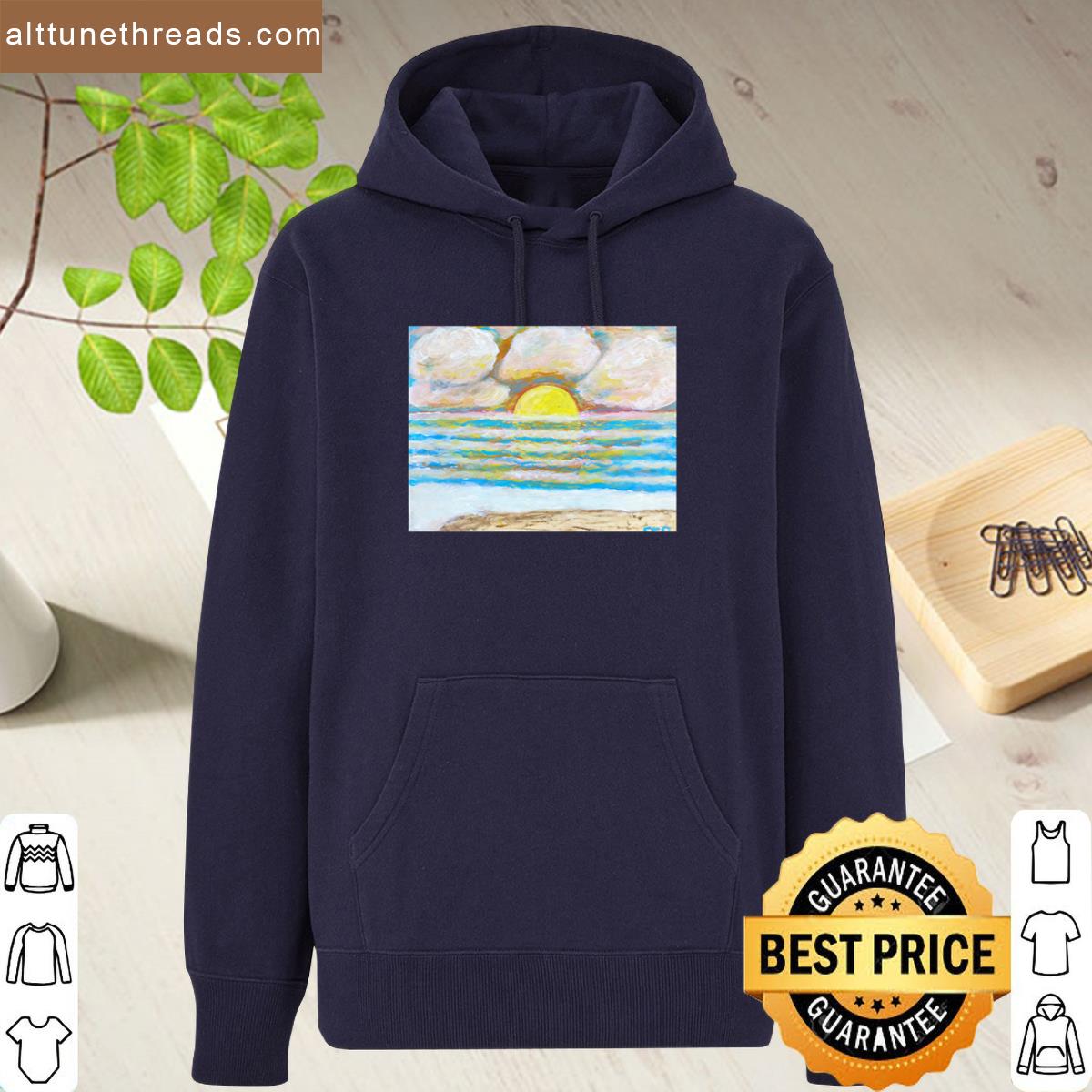 Sunset Over Ocean Premium Shirt