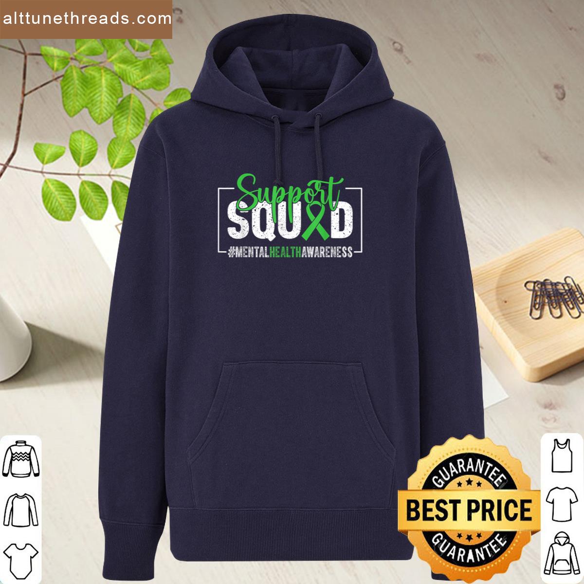 Support Squad Mental Health Awareness Ribbon Shirt