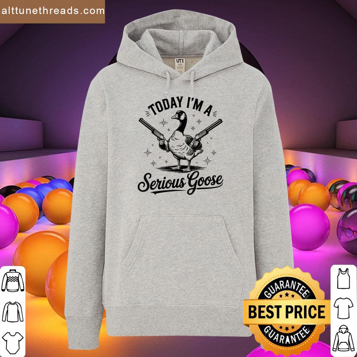 Today Im A Serious Goose Lovers Goose With Gun Shirt