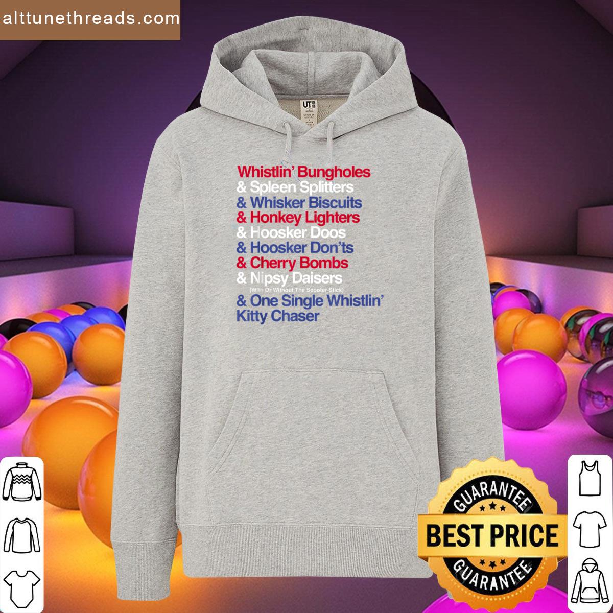 Whistlin Bungholes And Funny Patriotic Shirt