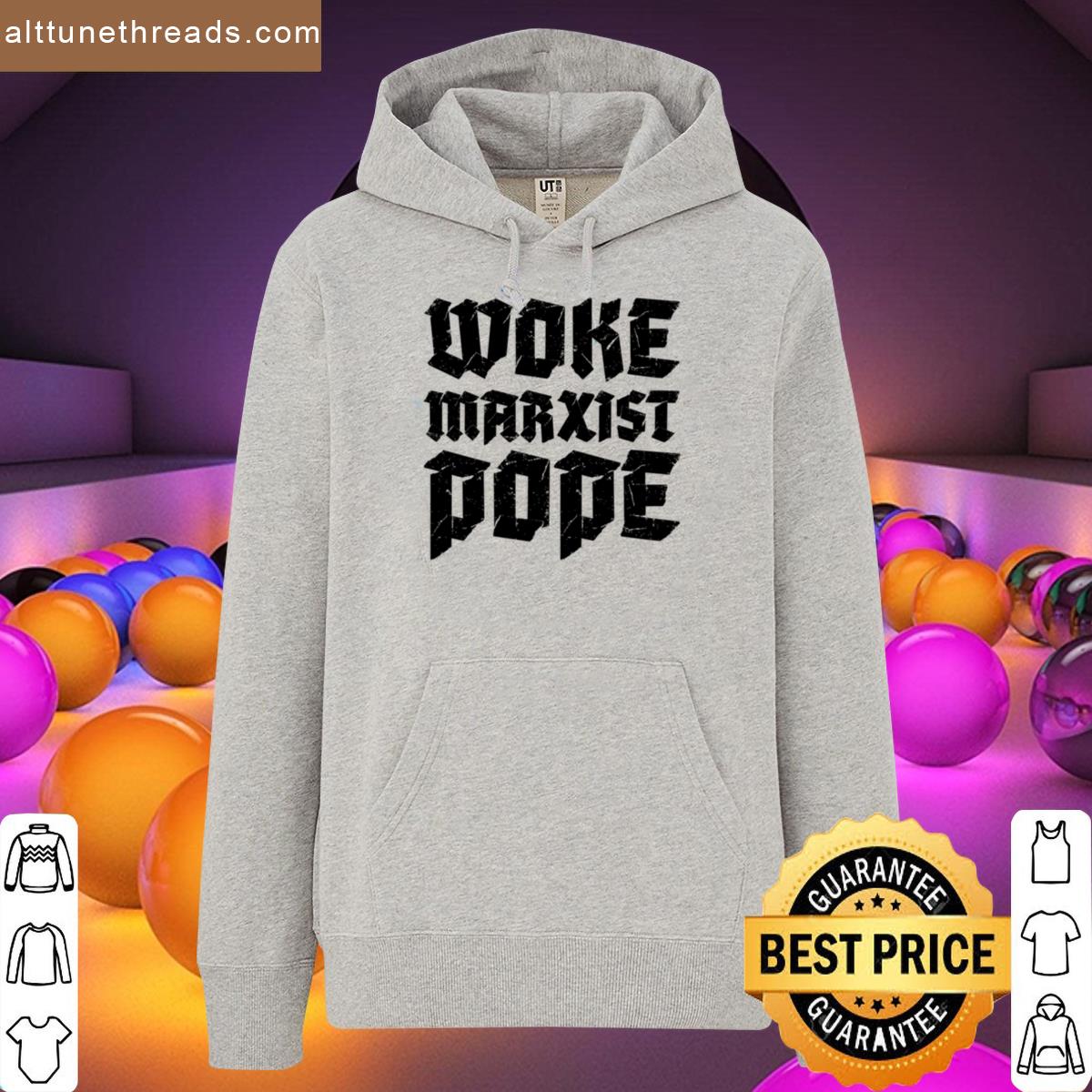 Woke Marxist Pope Black Shirt