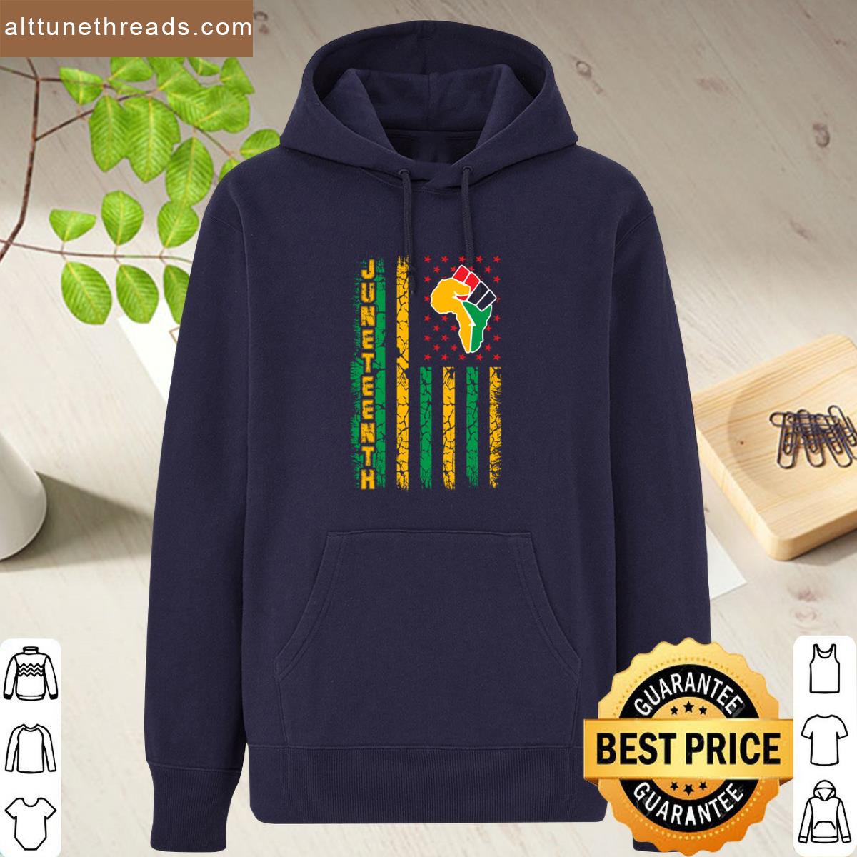 Juneteenth Flag Africa Fist Shirt
