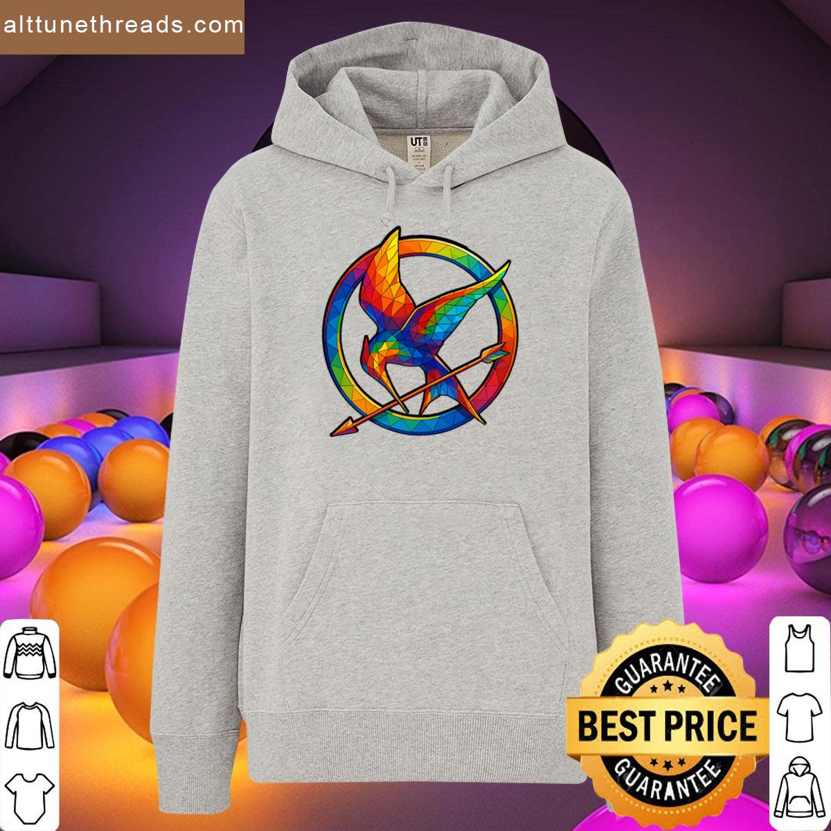 Katniss Hg Logo Mosaic Oversized Shirt