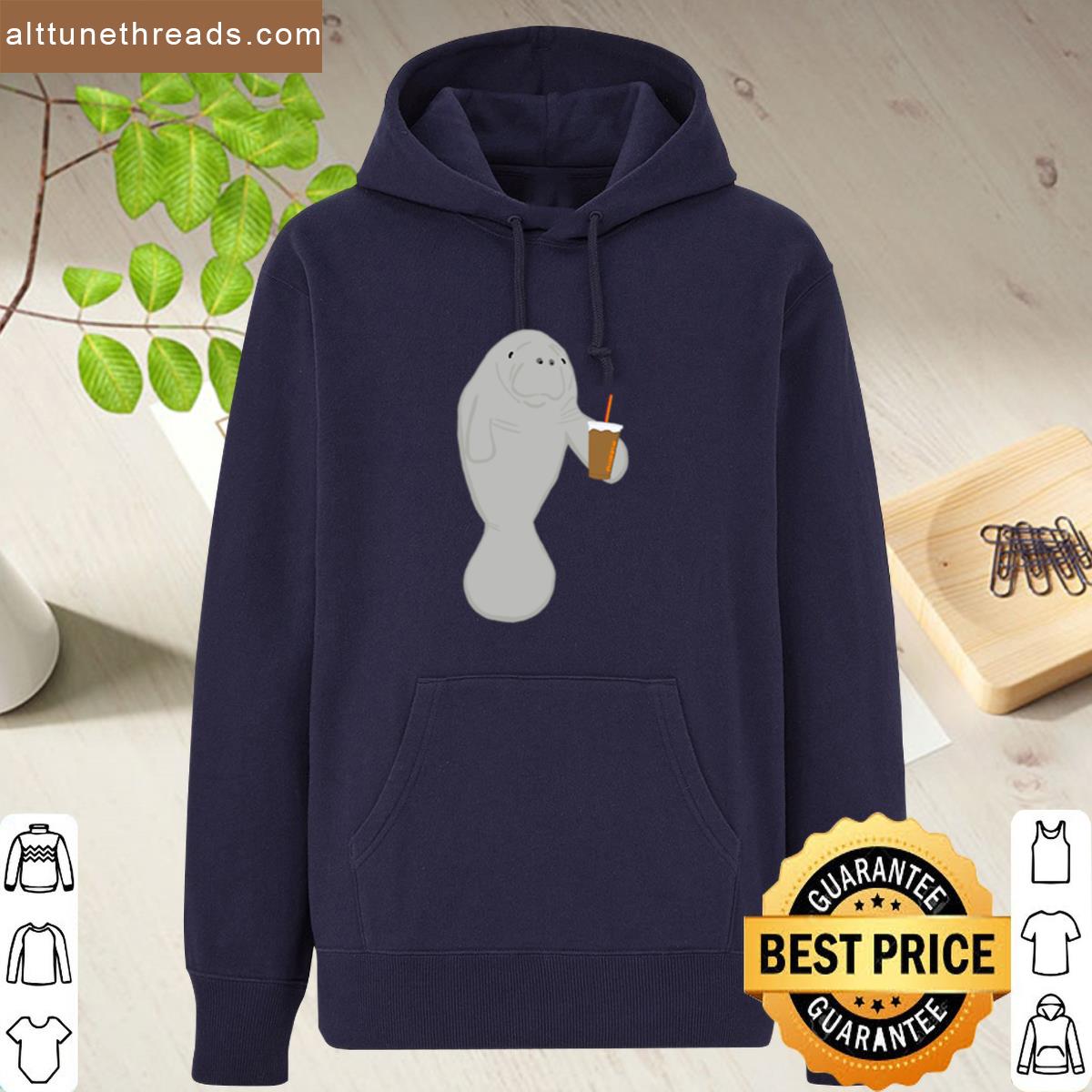 Manatee Iced Coffee Oversized Shirt