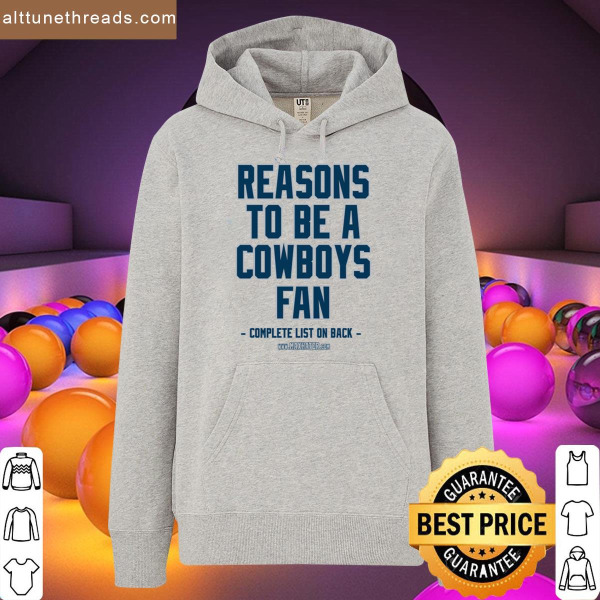 No Reasons To Be A Dallas Cowboys Fan Cowboys Suck Funny Gag Gift Shirt