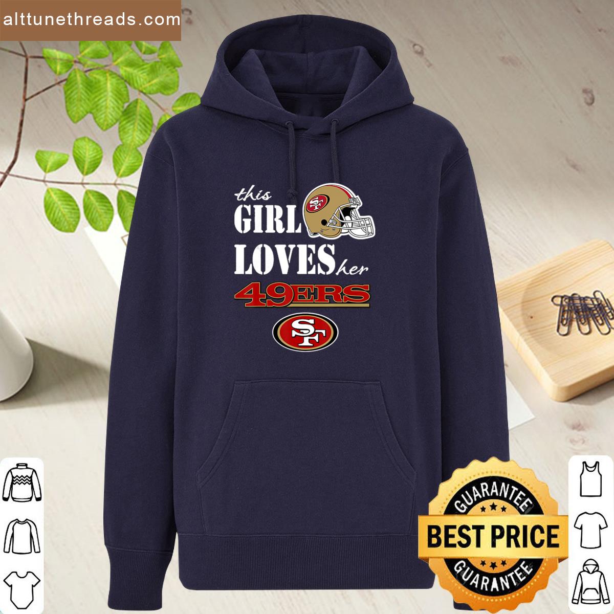 Patrick This Girl Loves Her Football Sanfrancisco 49er Shirt