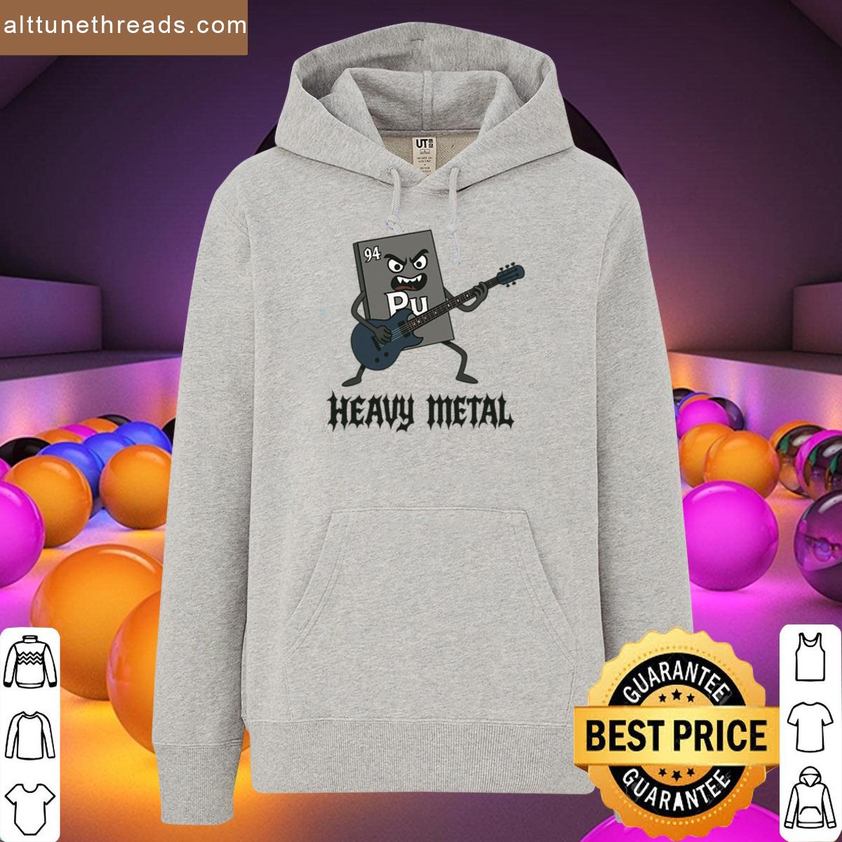 Periodic Table Plutonium As A Heavy Metal Band Shirt