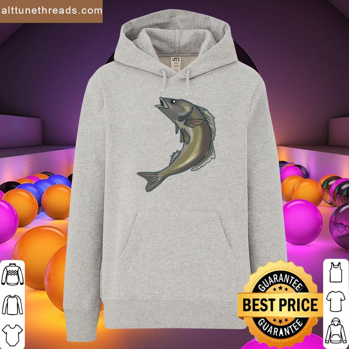 Sea Bass Fish Illustration For Anglers Shirt