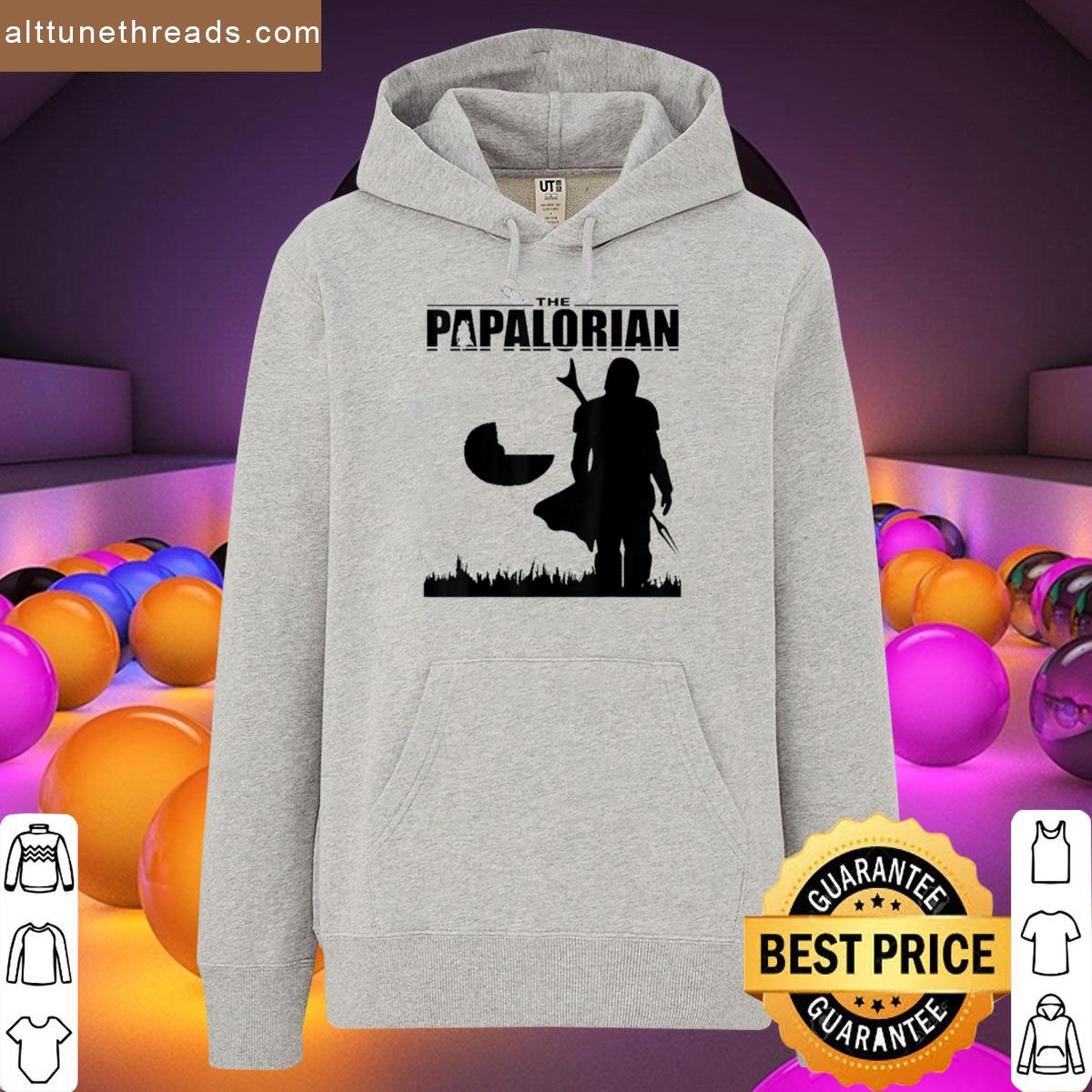 The Papalorian Dadalorian Funny Fathers Day Costume Oversized Shirt