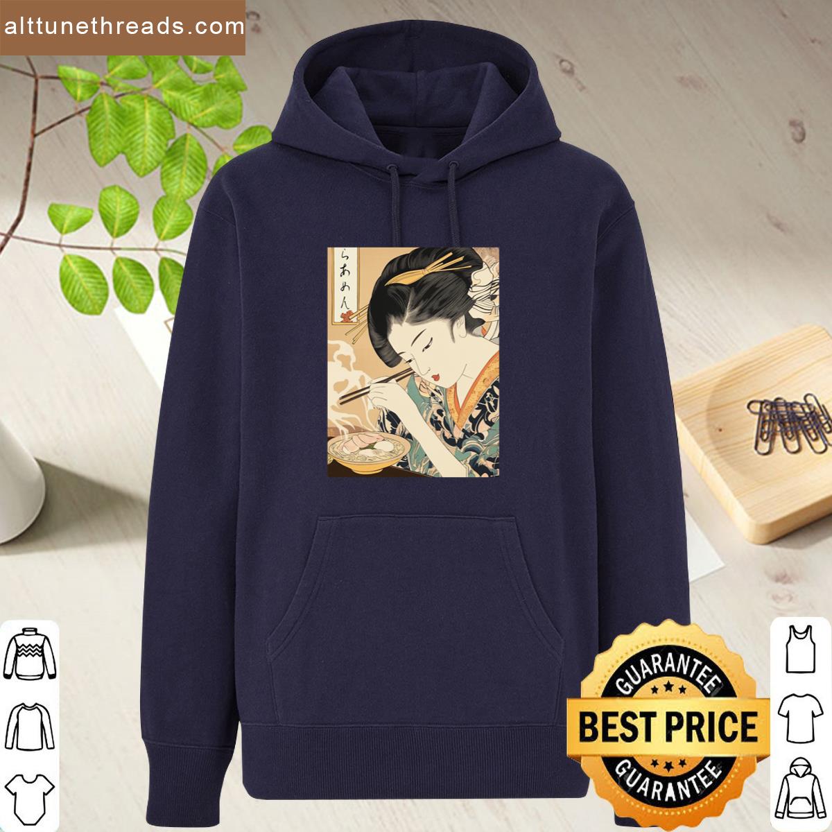 Ukiyo E Kimono Beauty Meets Ramen Shirt
