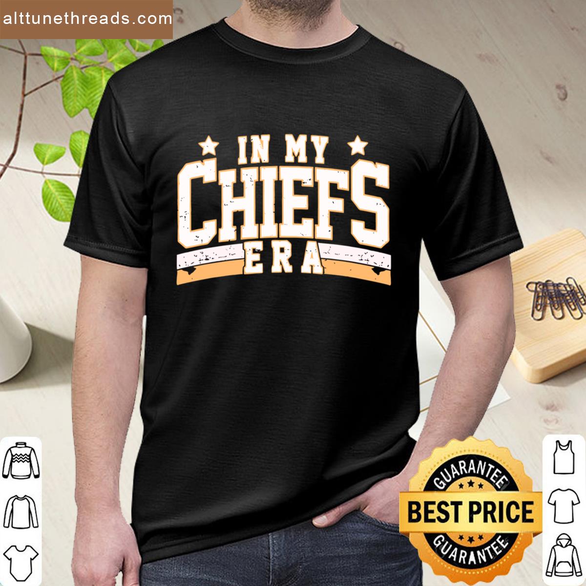 In My Chiefs Era Vintage 90s Go Taylors Boyfriend Shirt