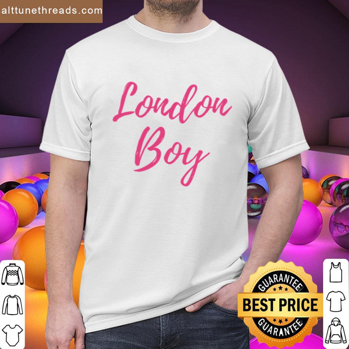 London Boy Taylor Swift Lover Album Lyrics Pink Shirt