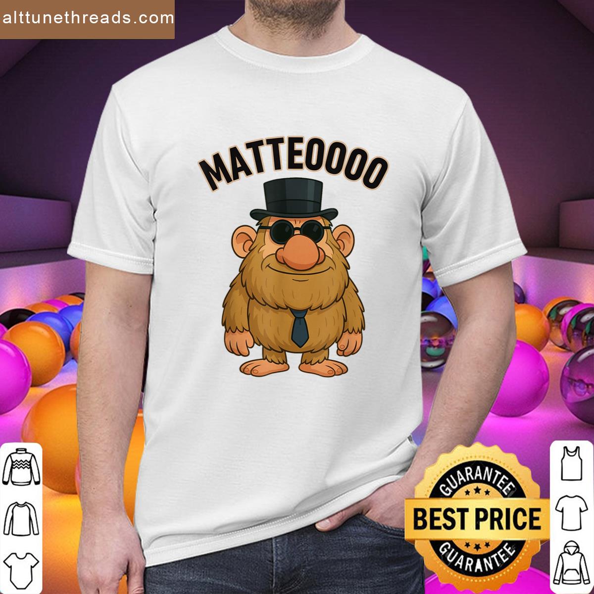 Matteo Mateo Italian Brainrot Meme Matteooo Viral Shirt