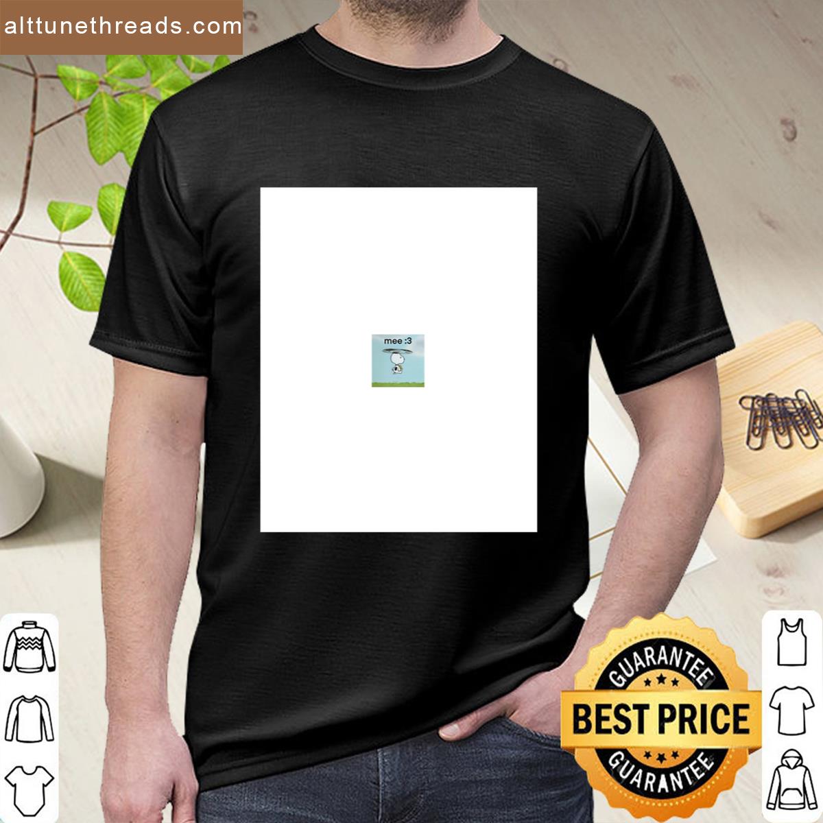 Mee 3 Sticker Silly Snoopy Twirling Graphic Shirt